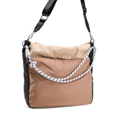 Puffer Sling Carryall Bag - Beige