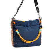 Puffer Sling Carryall Bag - dark blue