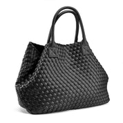 Braided Shoulder Bag - Black