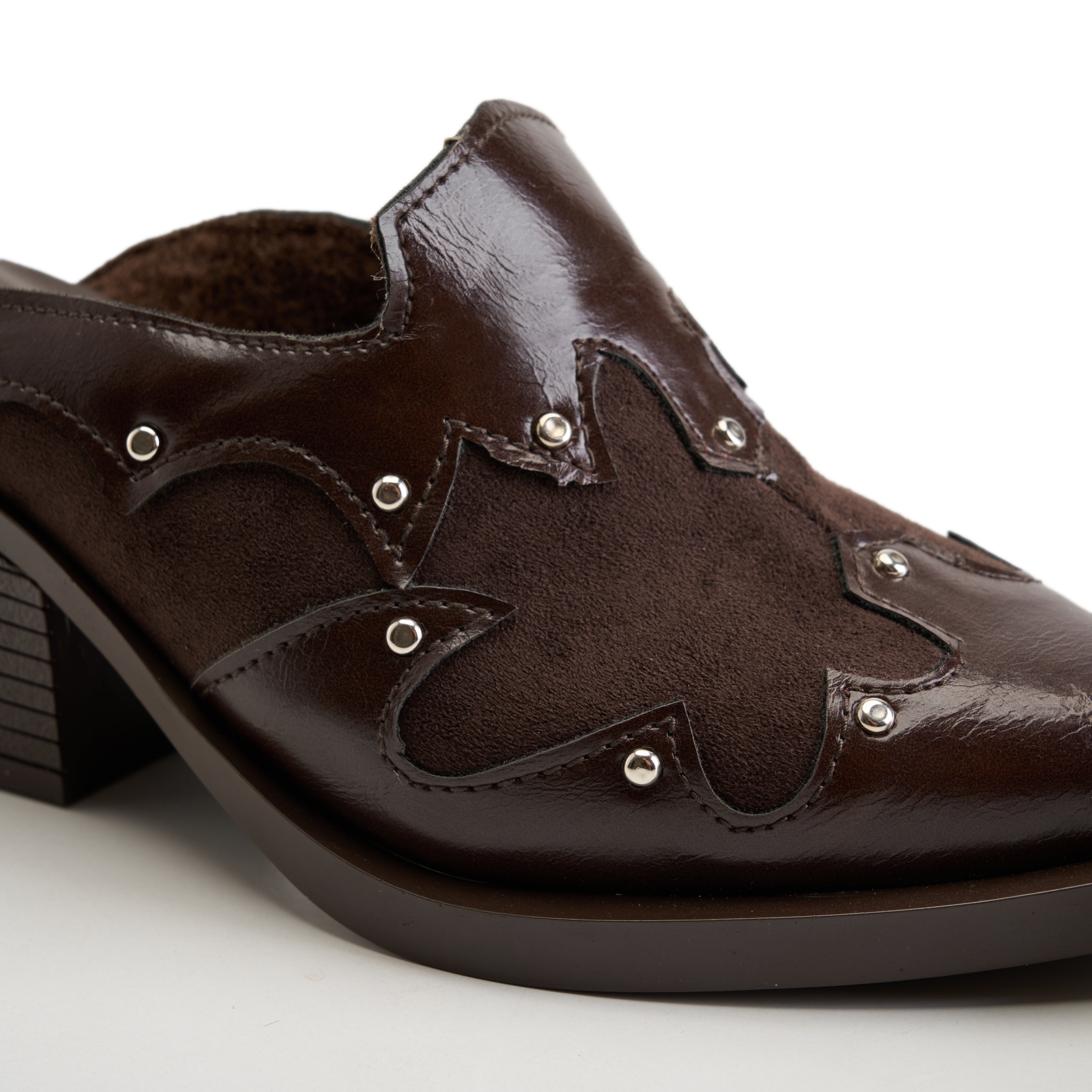 Rocker Cowgirl Mule - Brown