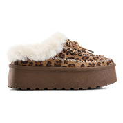 Cozy Fur UGG Mules - Tiger