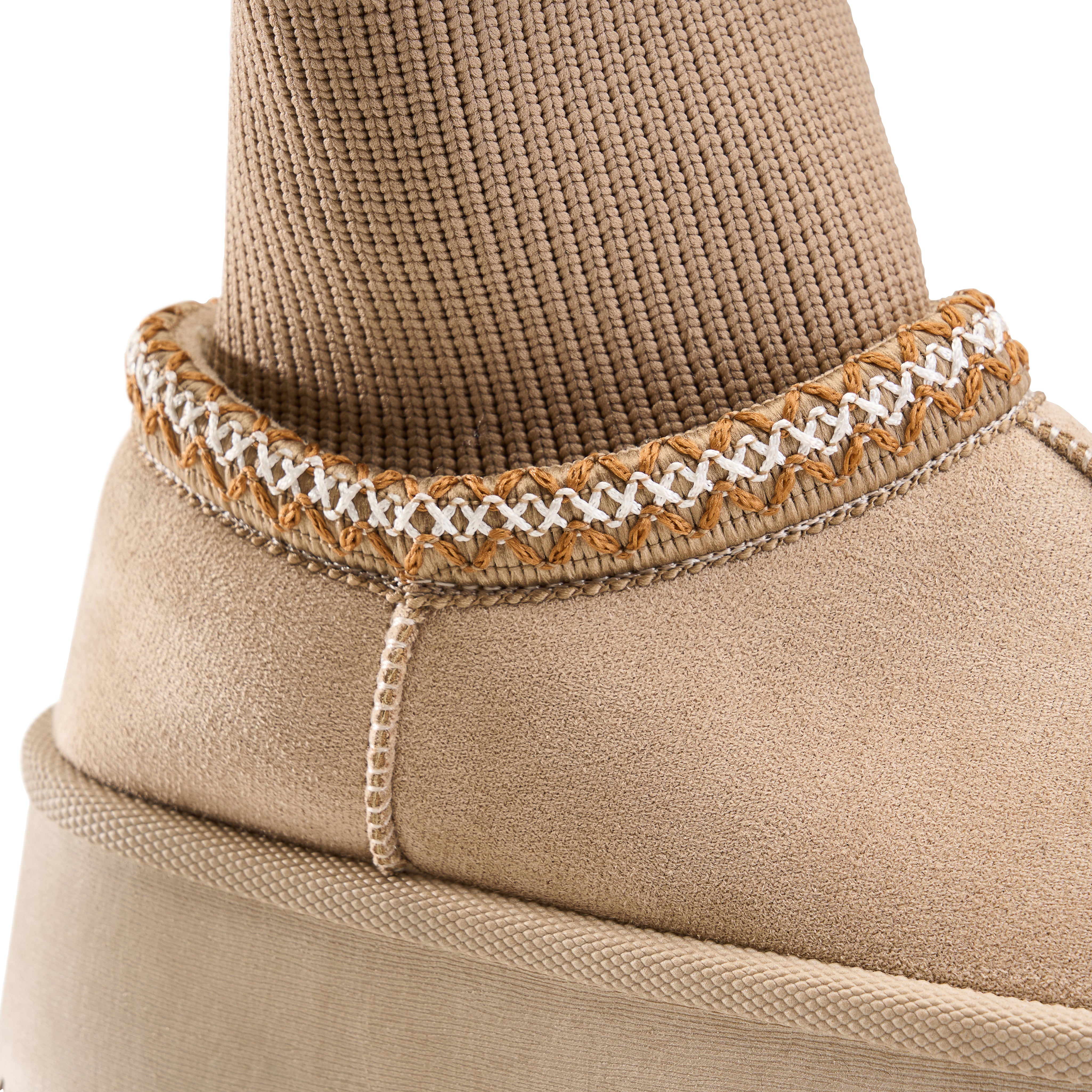 Soft Knit UGG Boots - Beige