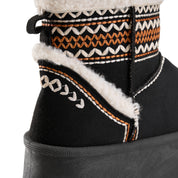 Cozy Stitch Ankle Boots - Black