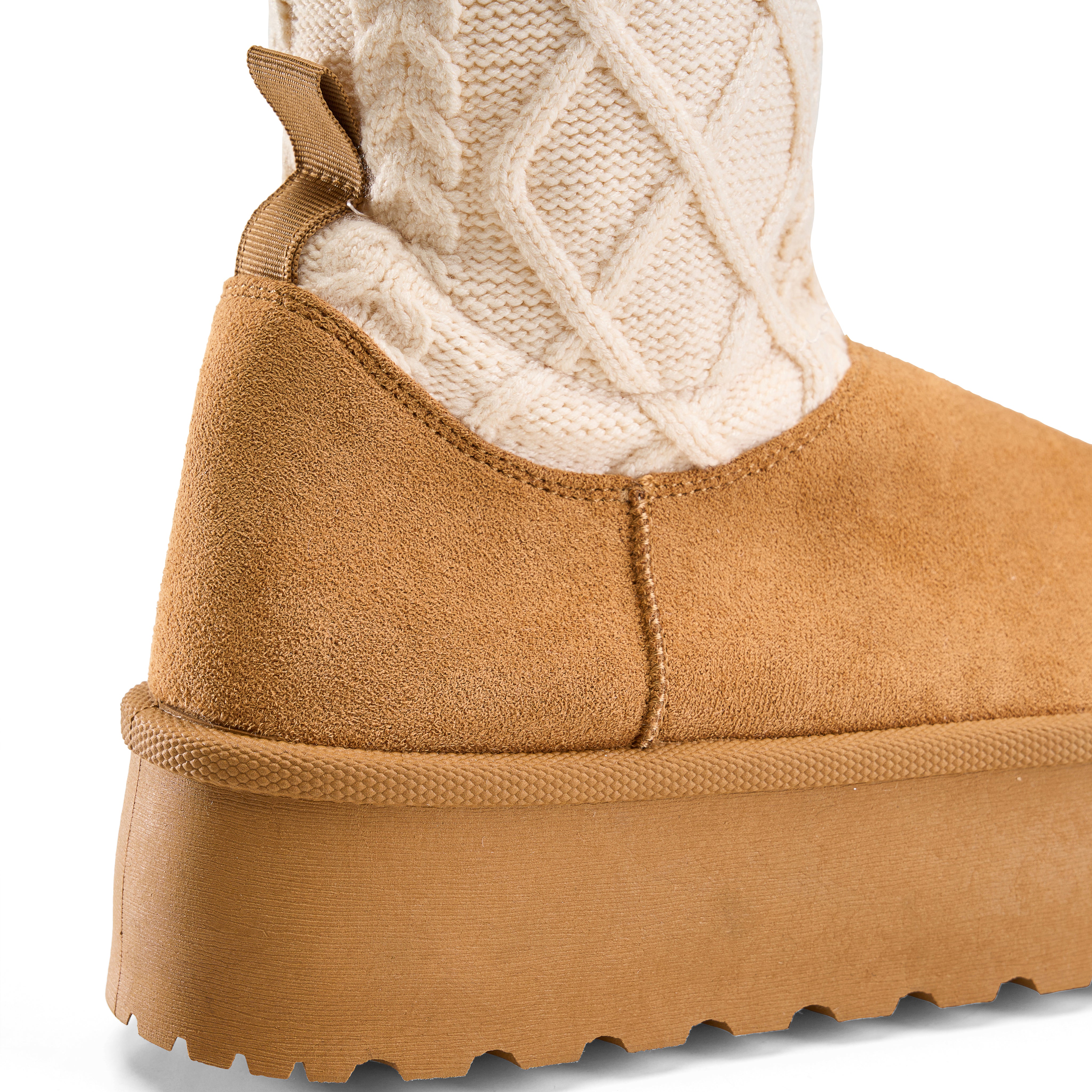 Knit-Cuff Tall Cozy Boot - Havan