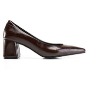 Essential Block Heel - Brown