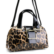Glossy Buckle Mini Duffel