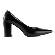 Classic High-Vamp Pump - Black Mirror