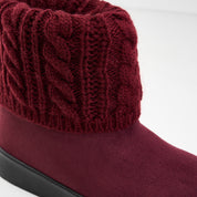 CozyCuff Boots - Maroon