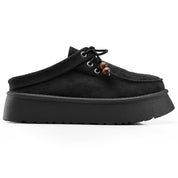 Beaded Moc-Toe Clogs - Black