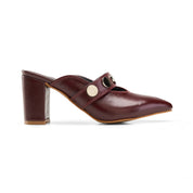 Metal-Detail Pumps - Maroon