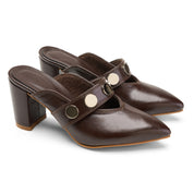 Metal-Detail Pumps - Brown