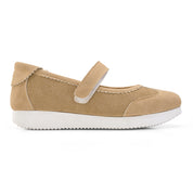 Breathable Strap Flats - Beige
