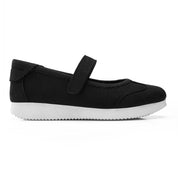 Breathable Strap Flats - Black