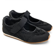 Sporty Mary Jane Sneakers - Black