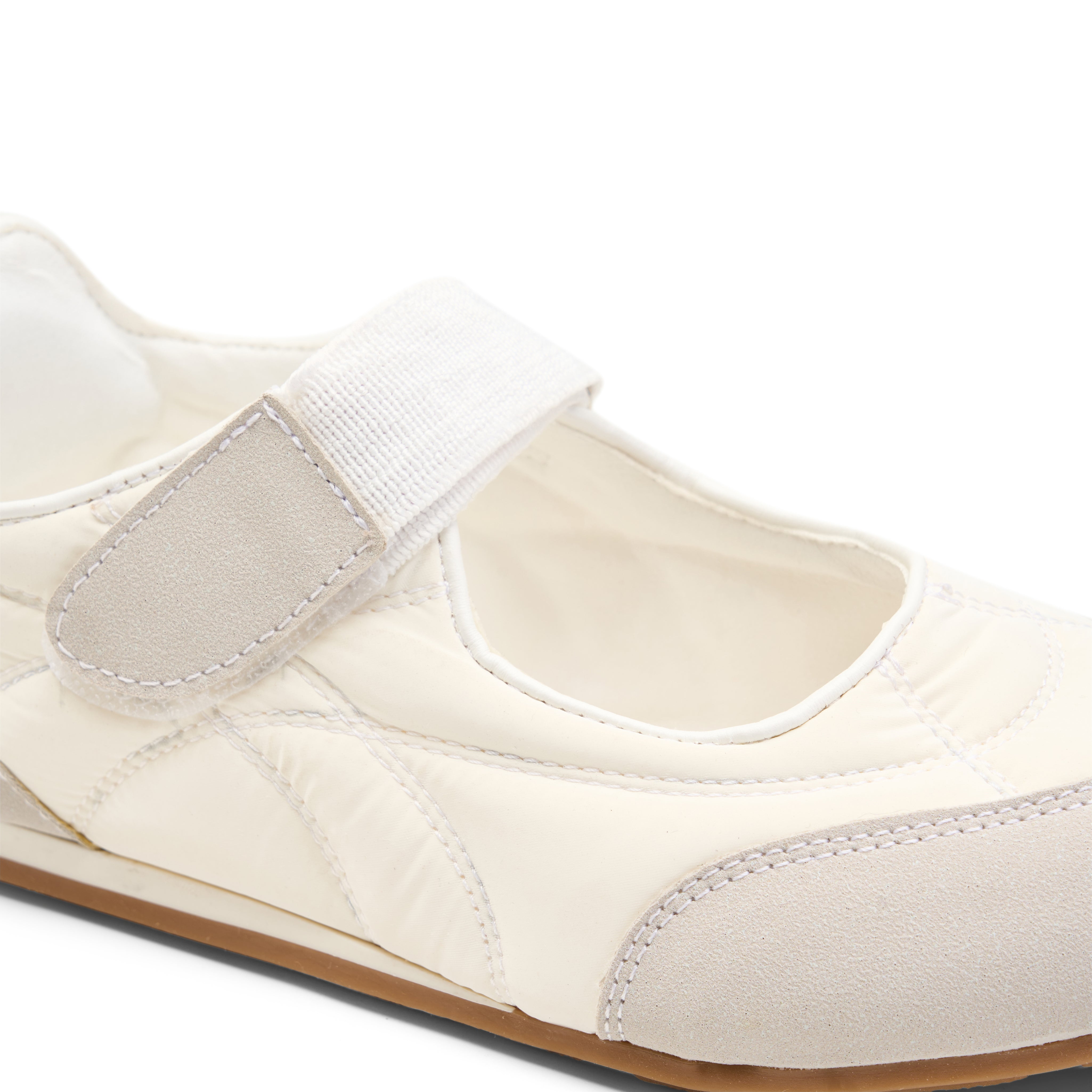 Sporty Mary Jane Sneakers - Gray
