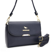 Chic Envelope Shoulder Bag with Extra Strap