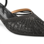 Luminous Lattice Heels - Black