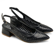 The Matrix Block Heel - Black