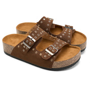 Grommet Glide Slides - Brown