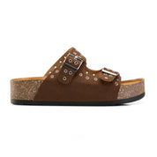 Grommet Glide Slides - Brown