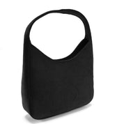 Corduroy Hobo Bag - Black