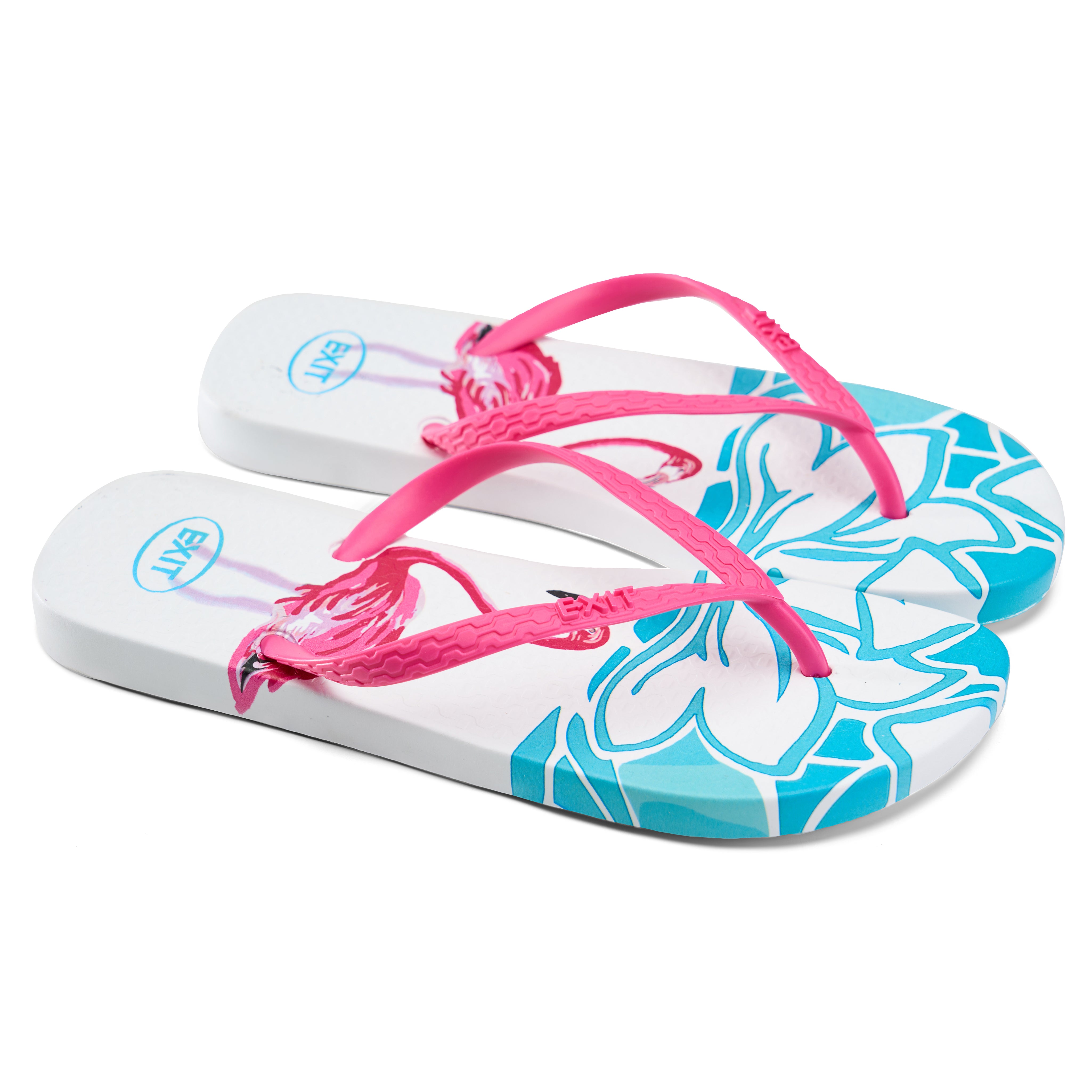 Palm Beach Flamingo Slides - Pink
