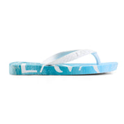 Kids' Abstract Palm Flip-Flops - Sky Blue