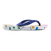 Kids' Abstract Palm Flip-Flops - Blue