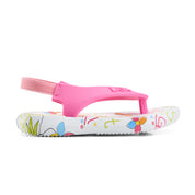 Toddler Stay-On Striped Beach Flip-Flops - Pink