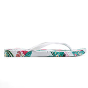 Tropical Bloom Flip-Flops - Green