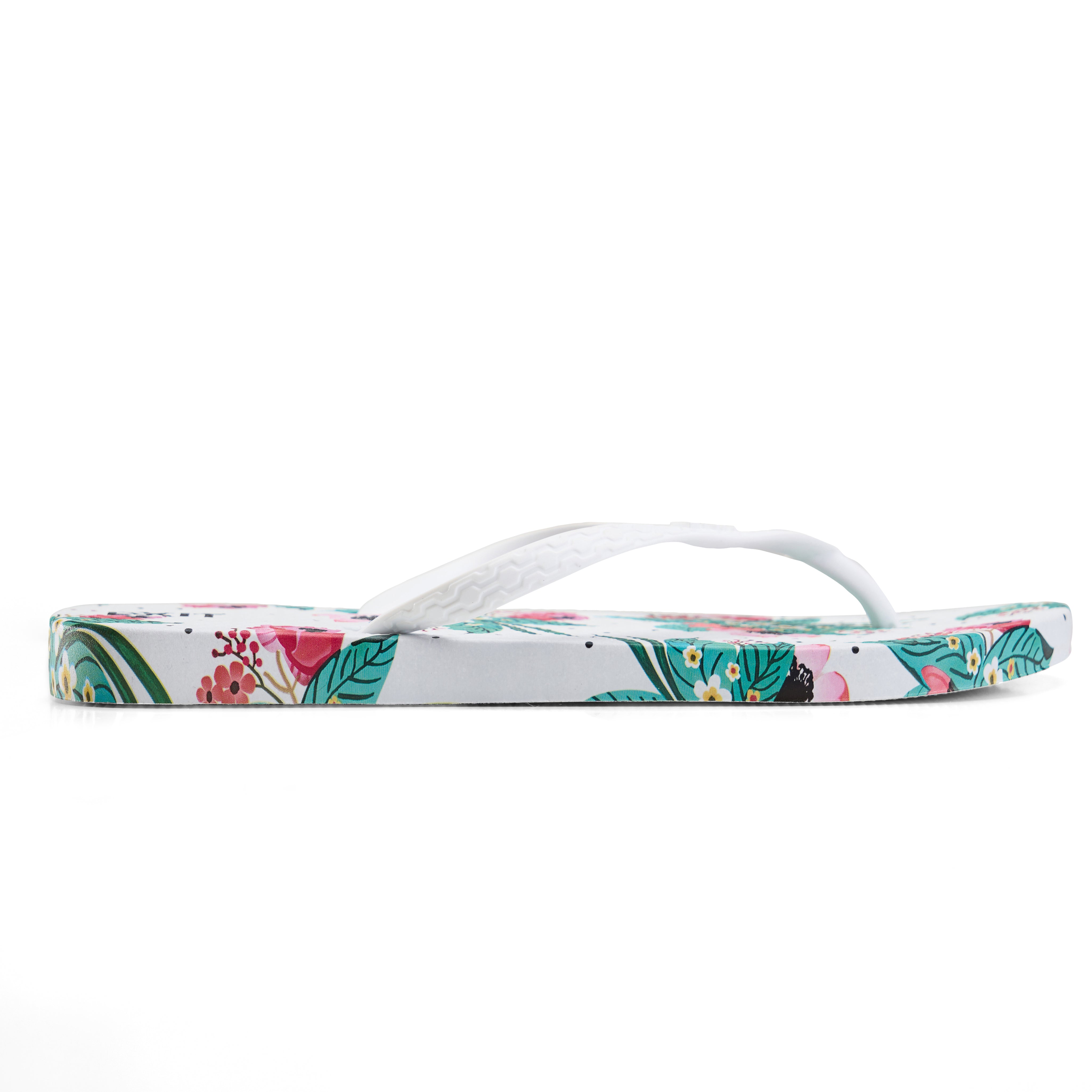 Tropical Bloom Flip-Flops - Green