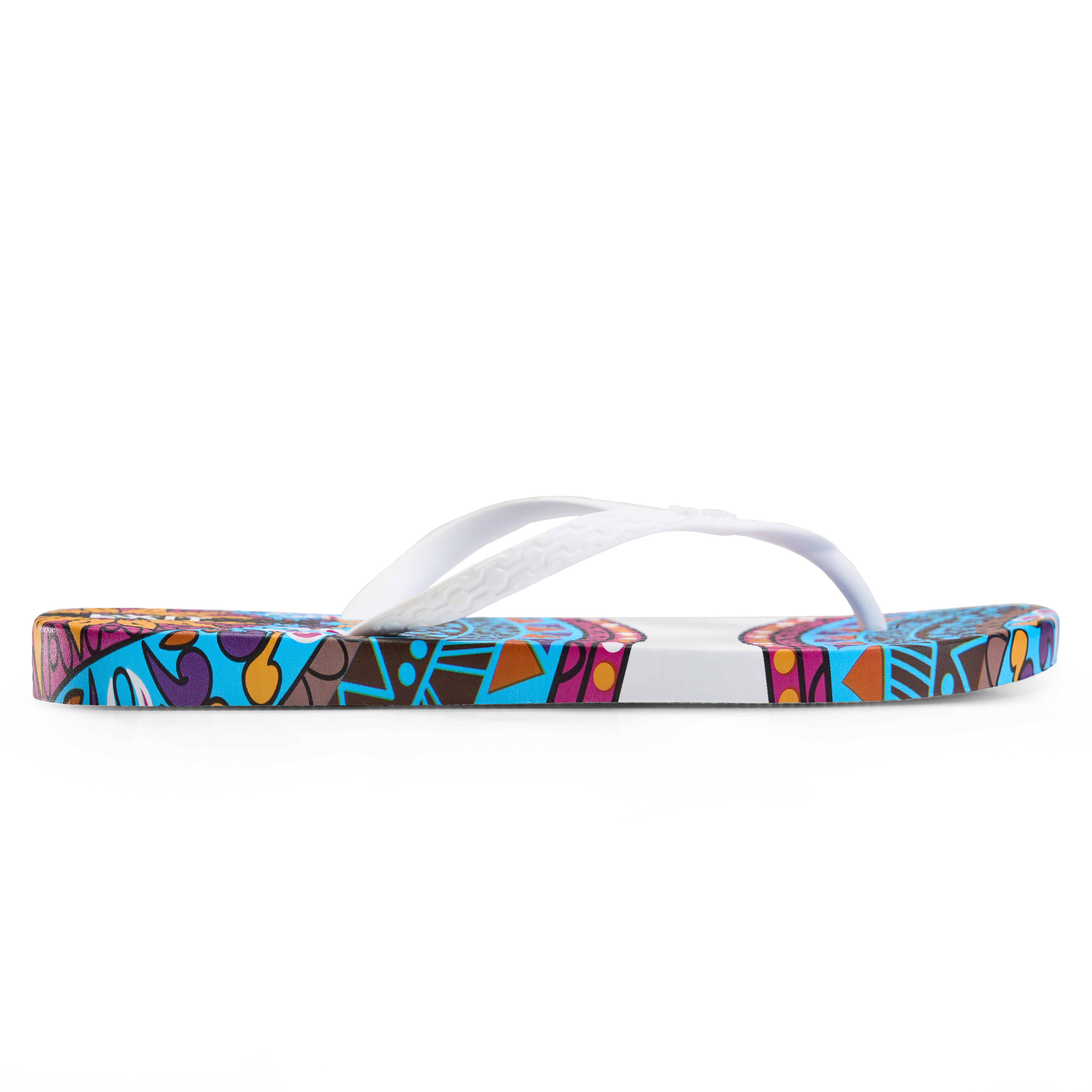 Ethic Pattern Flip-Flops - Blue
