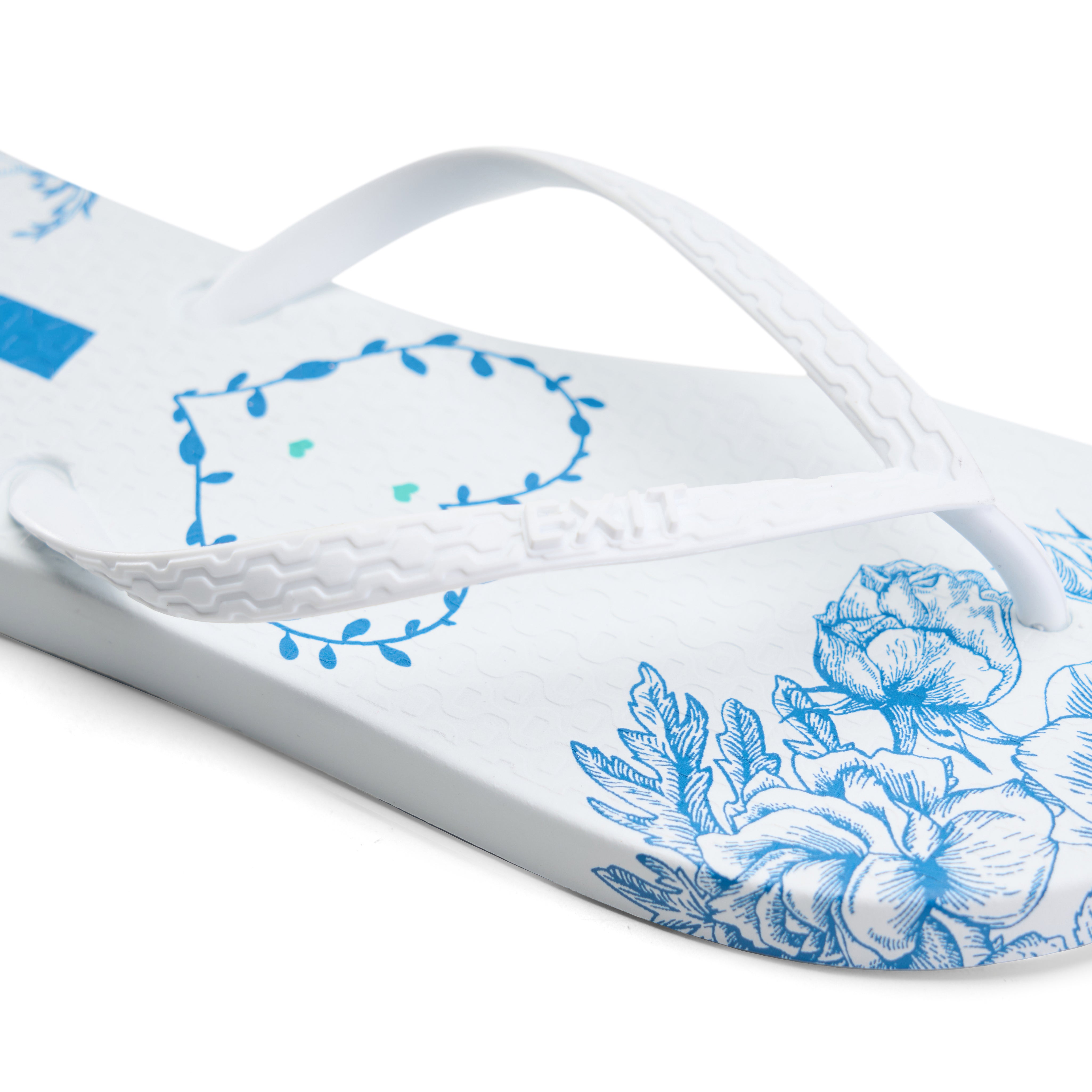 Sweet Blossom Summer Slides - Baby Blue