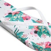 Tropical Bloom Flip-Flops - Green