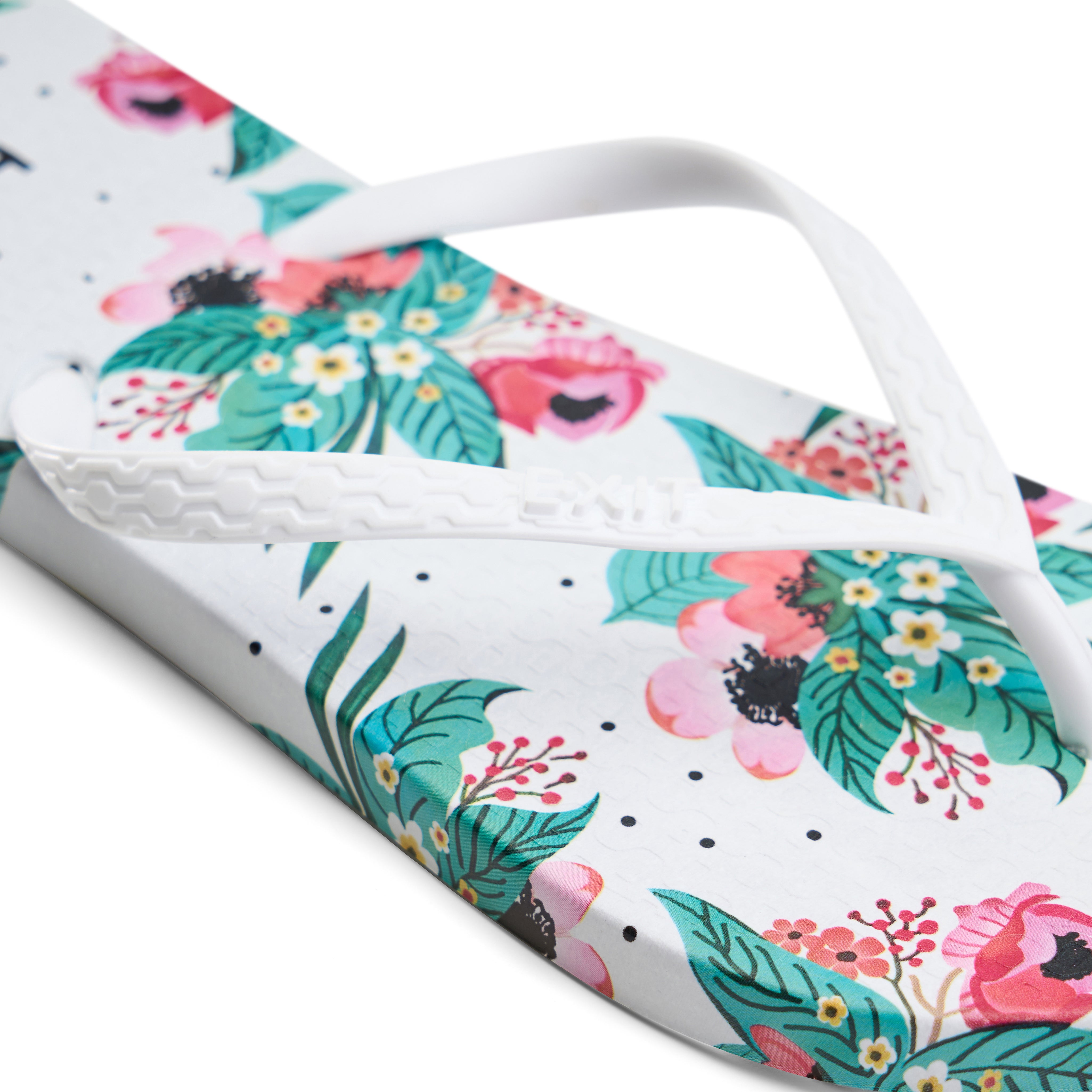 Tropical Bloom Flip-Flops - Green