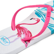 Palm Beach Flamingo Slides - Pink