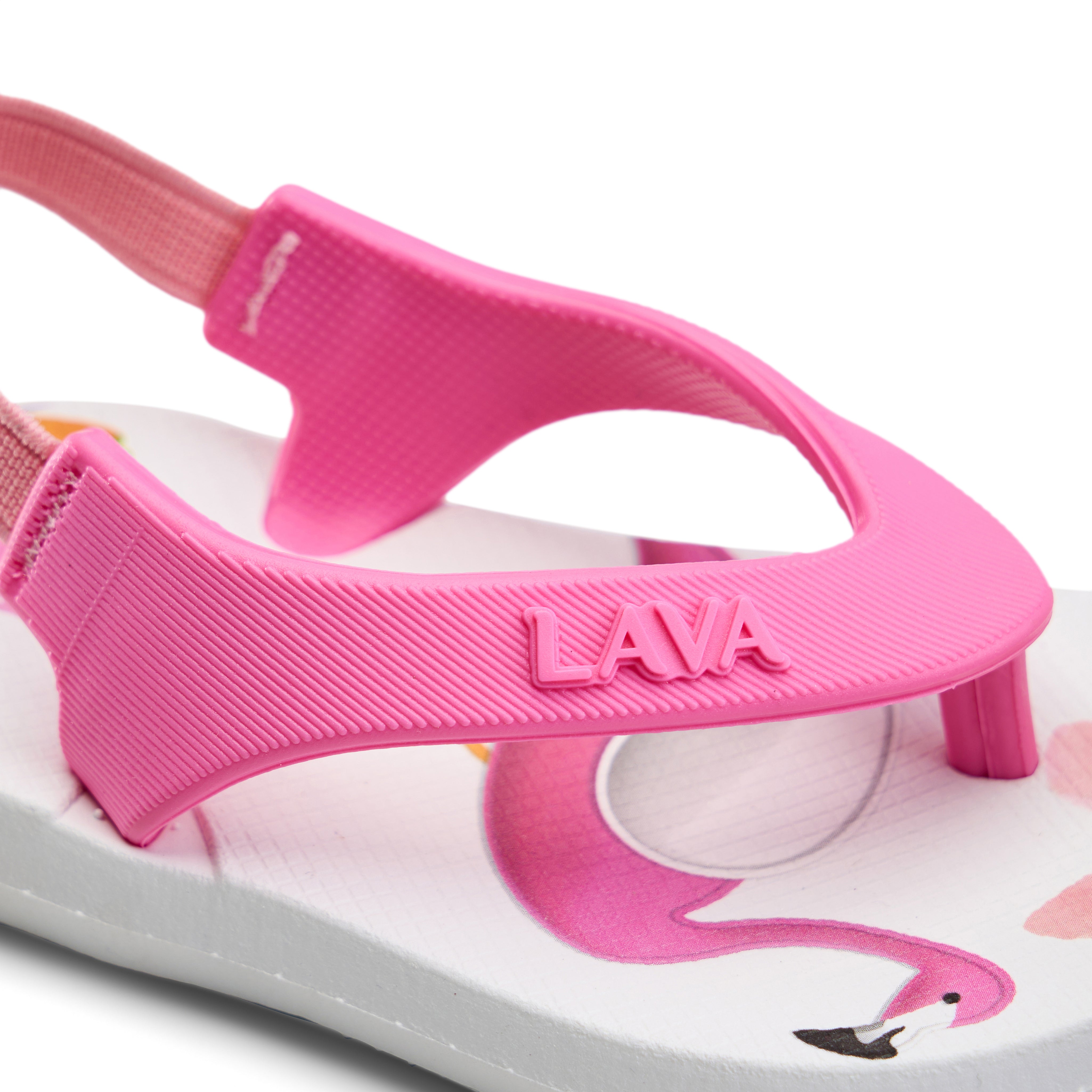 Toddlers' Flip-Flops with Back Strap - Pink