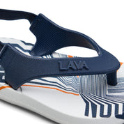 Toddlers' Flip-Flops with Back Strap - Blue