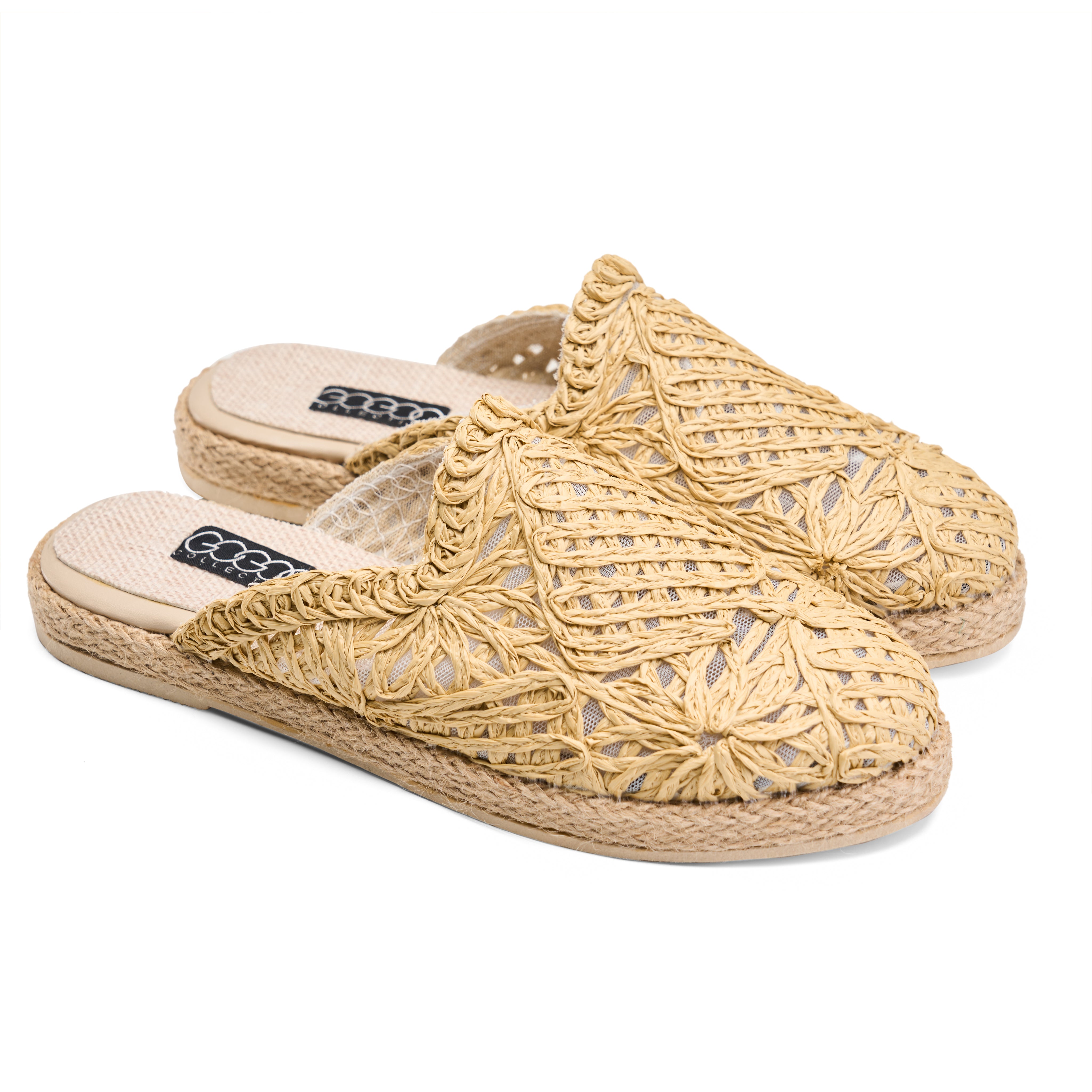Woven Espadrille Mules - Havan