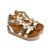 Orbit Luxe Sandals - gold