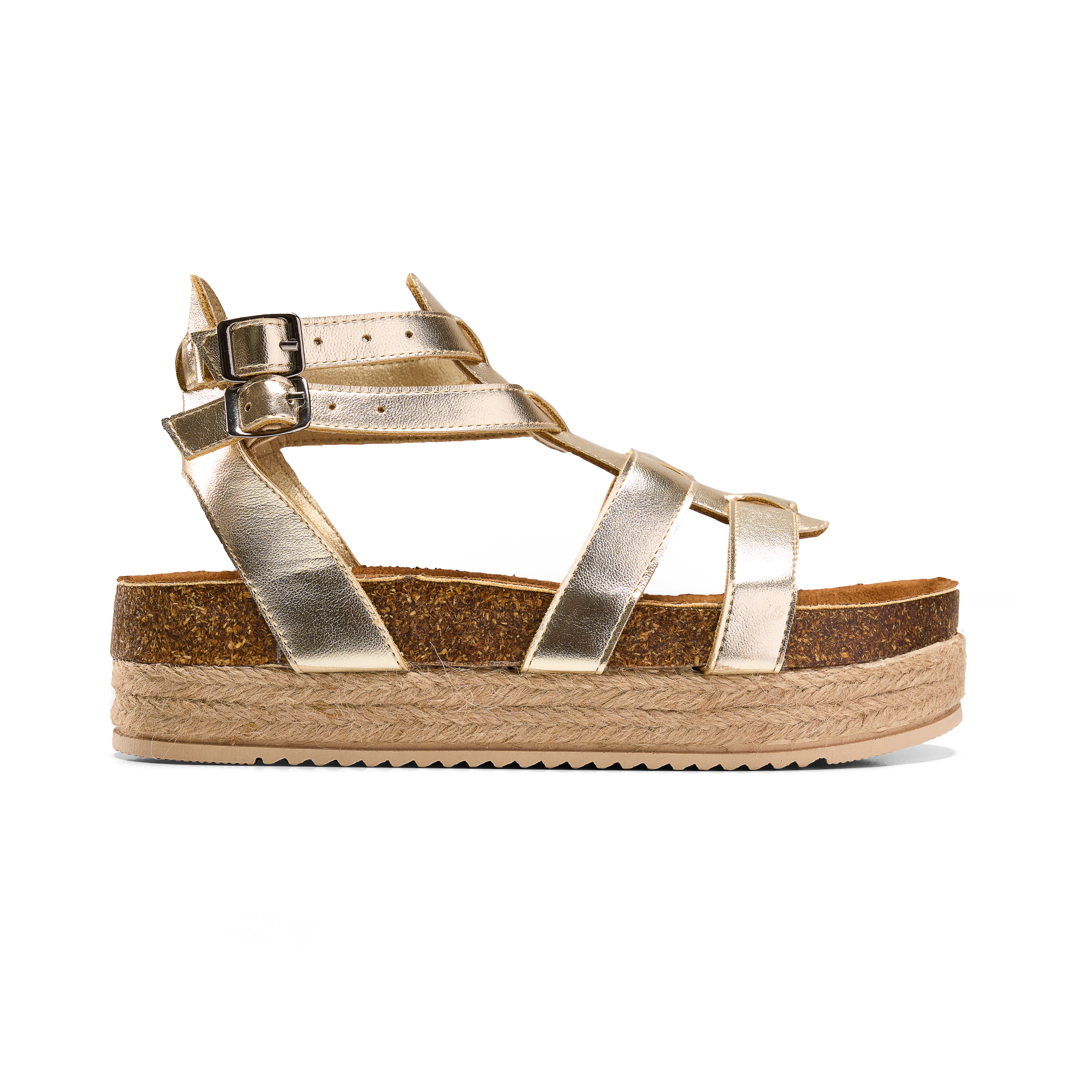 Orbit Luxe Sandals - gold