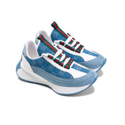 Retro Stripe Runner - jeans
