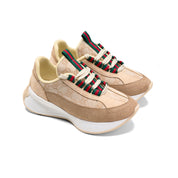 Retro Stripe Runner - beige