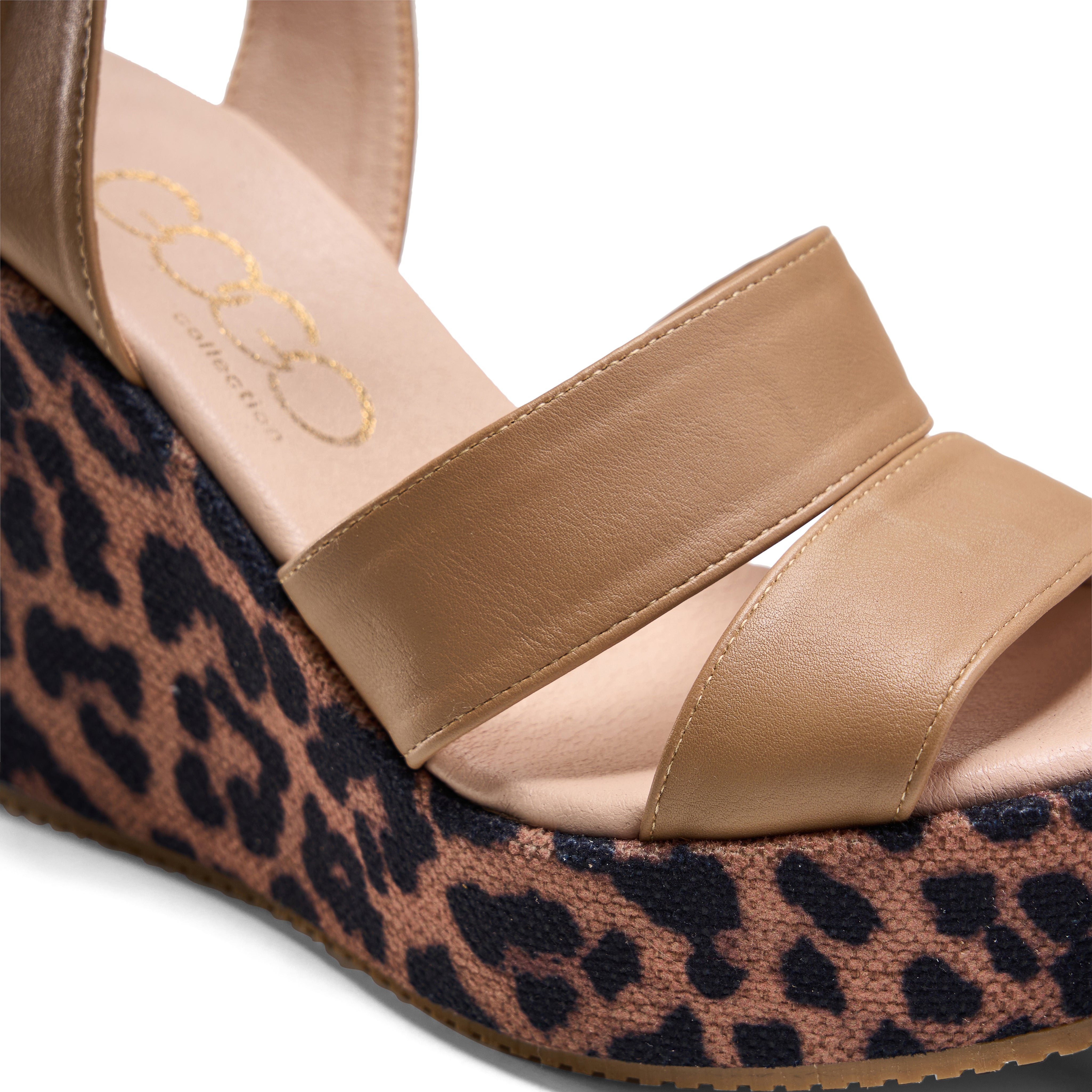 Urban Jungle Heels - beige