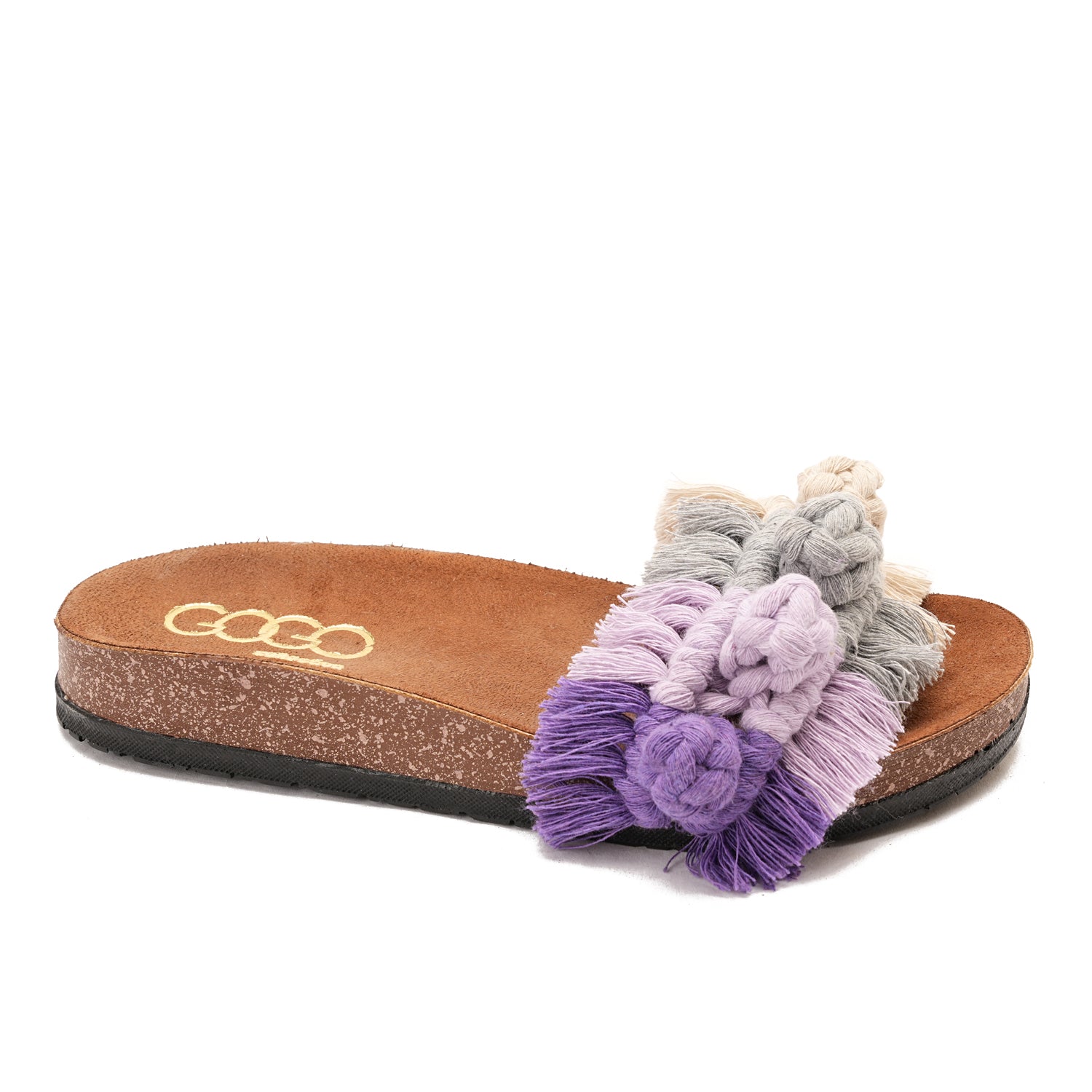 Gray slipper handmade