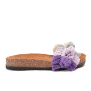 Gray slipper handmade