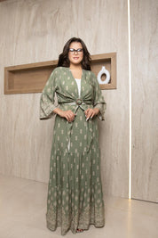 Bohemian Chic Maxi Dress - GREEN
