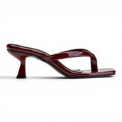 Maya Kitten Heels - Maroon