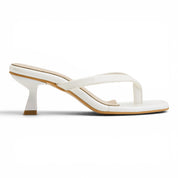 Maya Kitten Heels - White