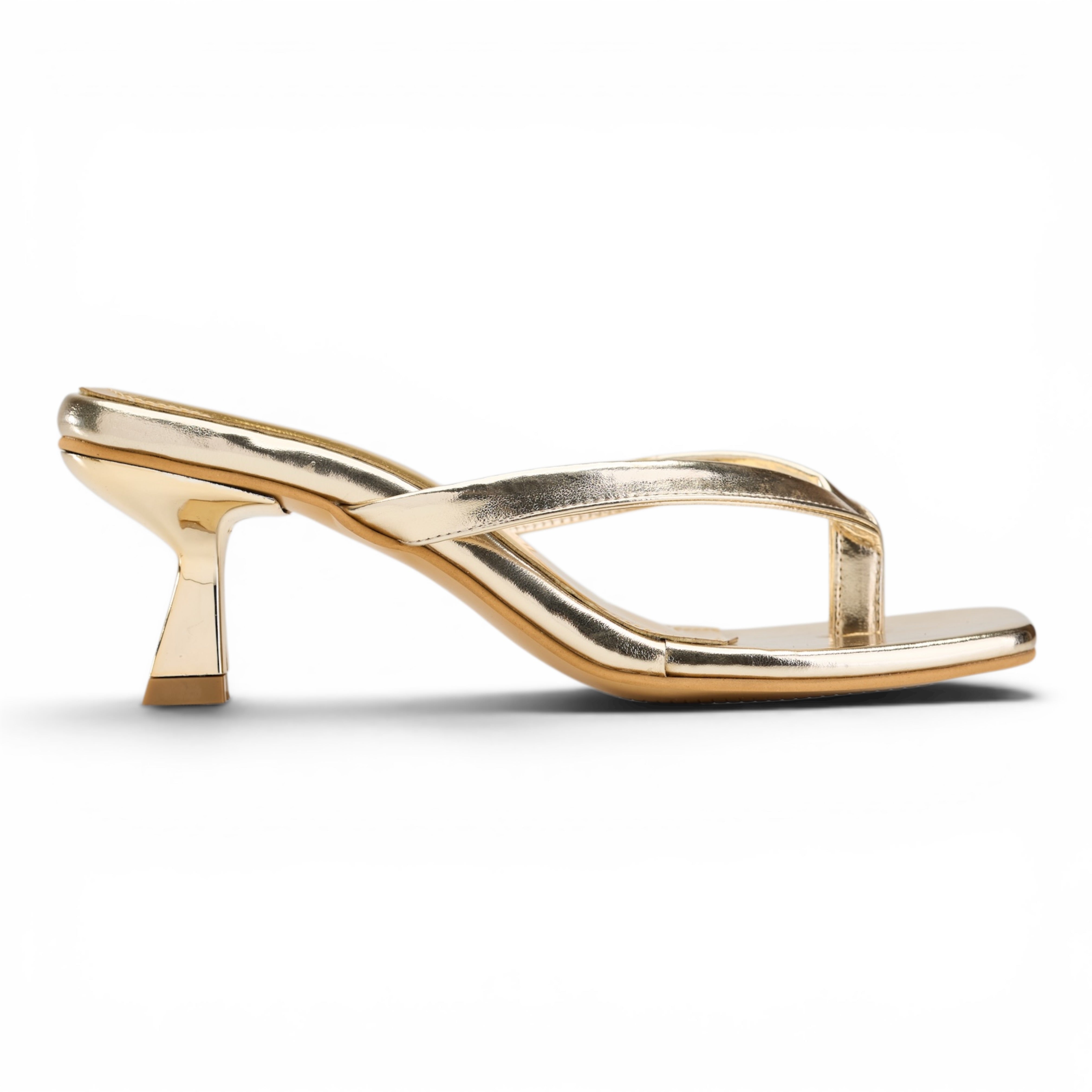 Maya Kitten Heels - Gold